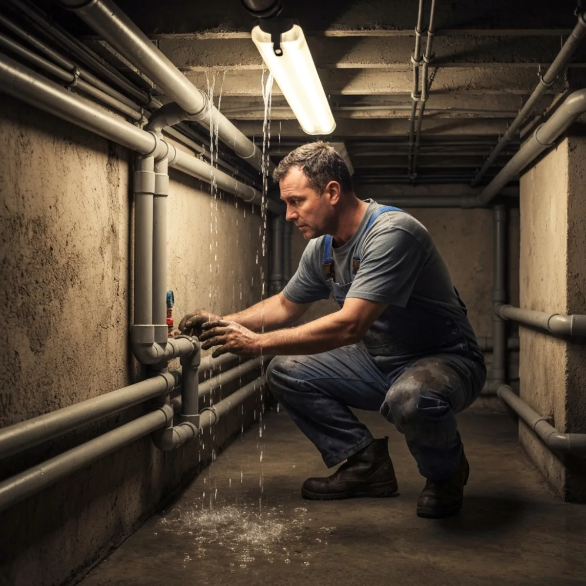 Canalisation bouchee dans un immeuble : qui est responsable ?