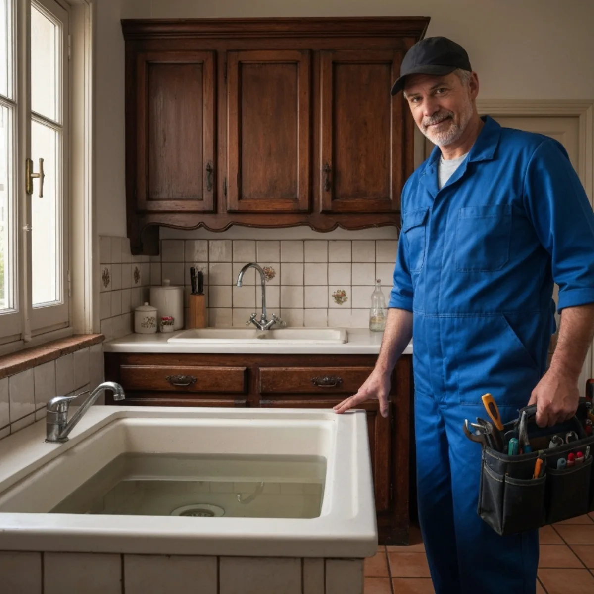 Evier de cuisine bouche : remedes maison et quand appeler un pro