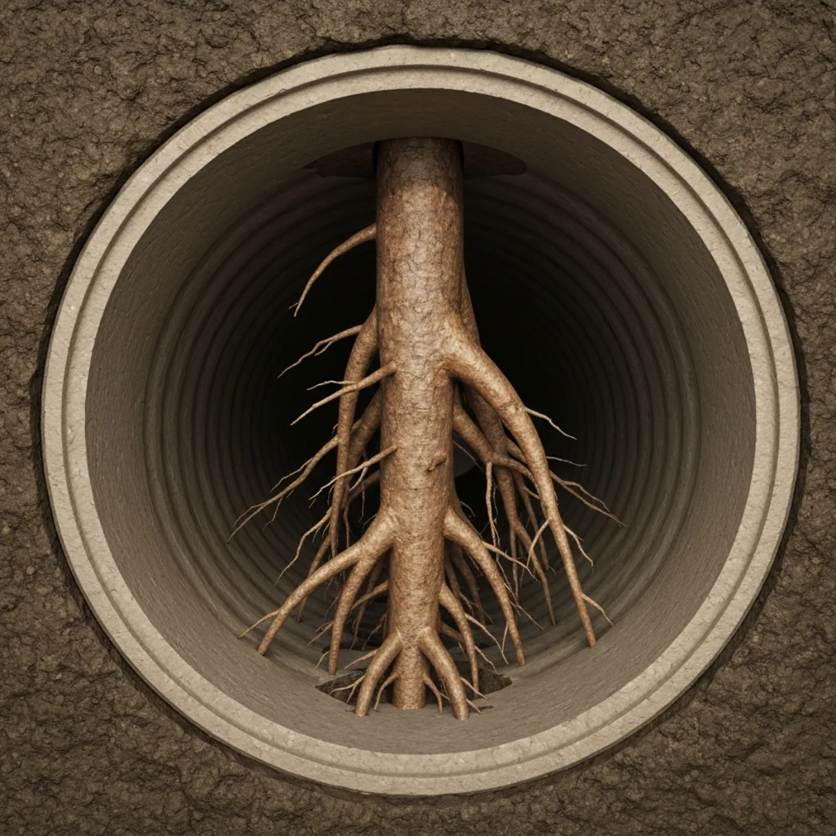 Racines d'arbres dans les canalisations : diagnostic et solutions