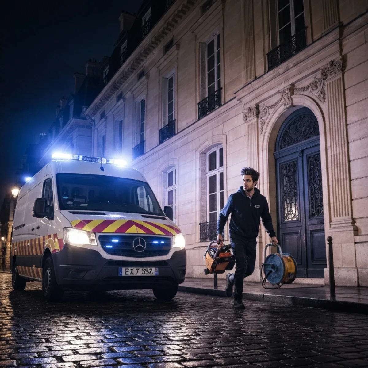 Urgence debouchage de nuit en Ile-de-France : qui appeler ?