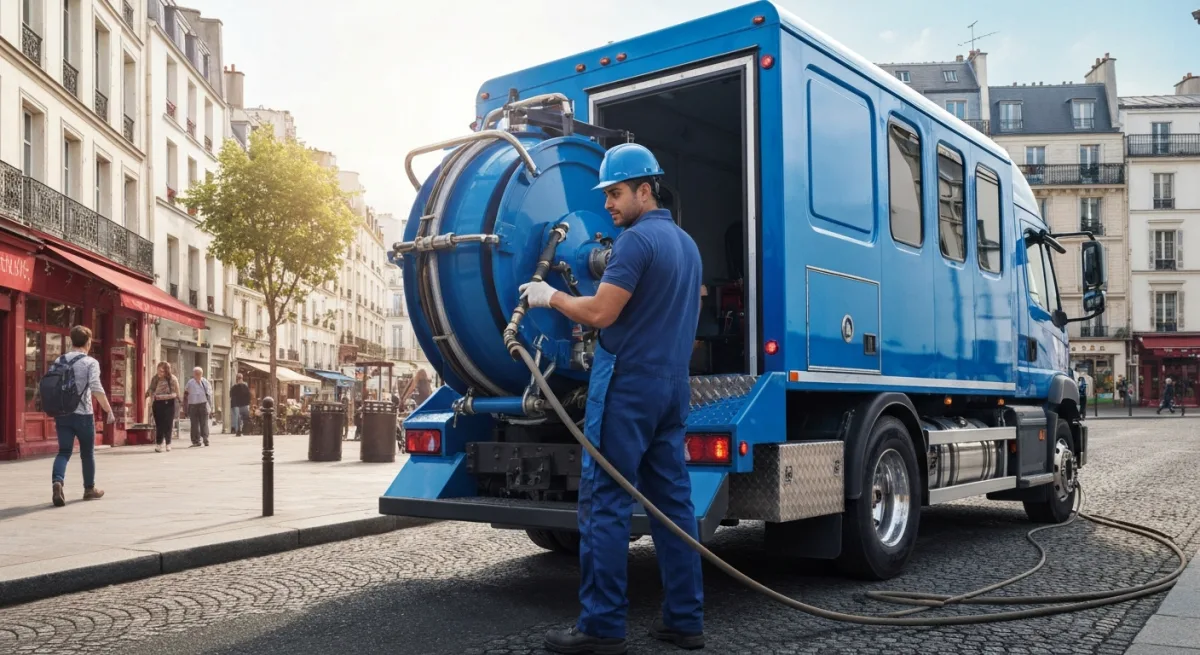 Hydrocurage canalisation