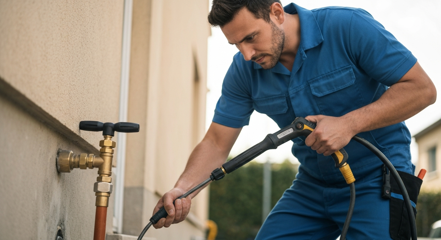 WC bouché à L'Isle-Adam