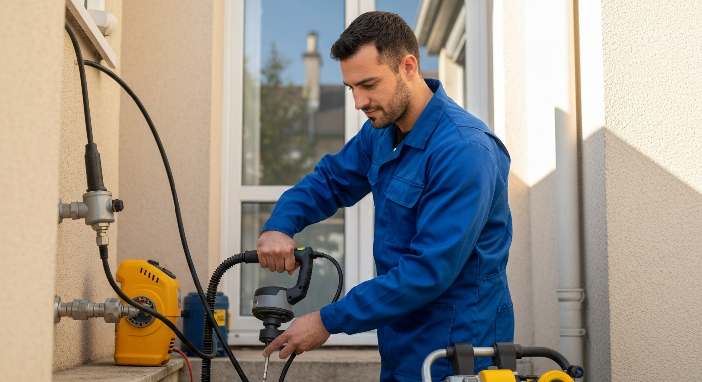 Inspection caméra à Le Raincy