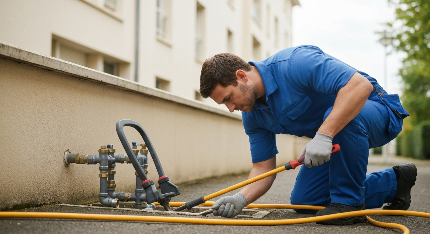 Inspection caméra à Les Pavillons-sous-Bois