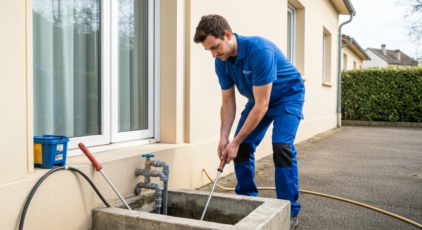 Inspection caméra à Stains